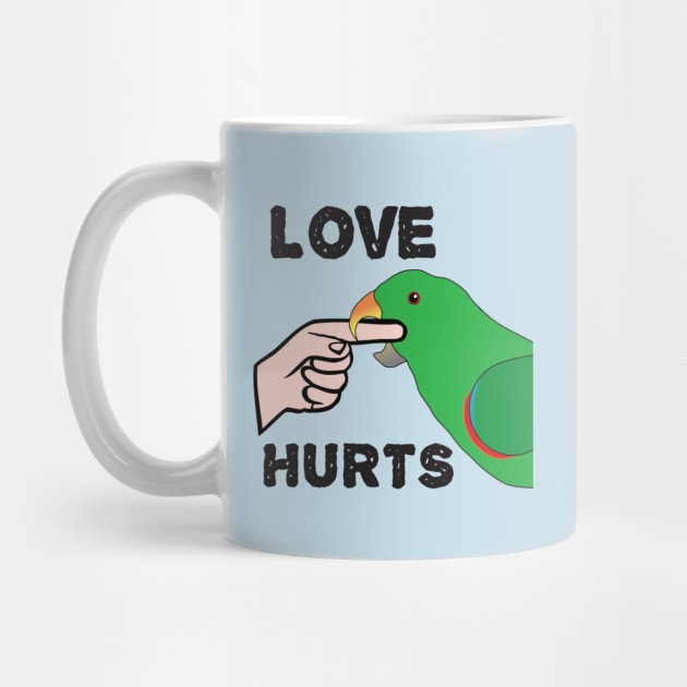 Love Hurts - Eclectus Parrot Male by Einstein Parrot